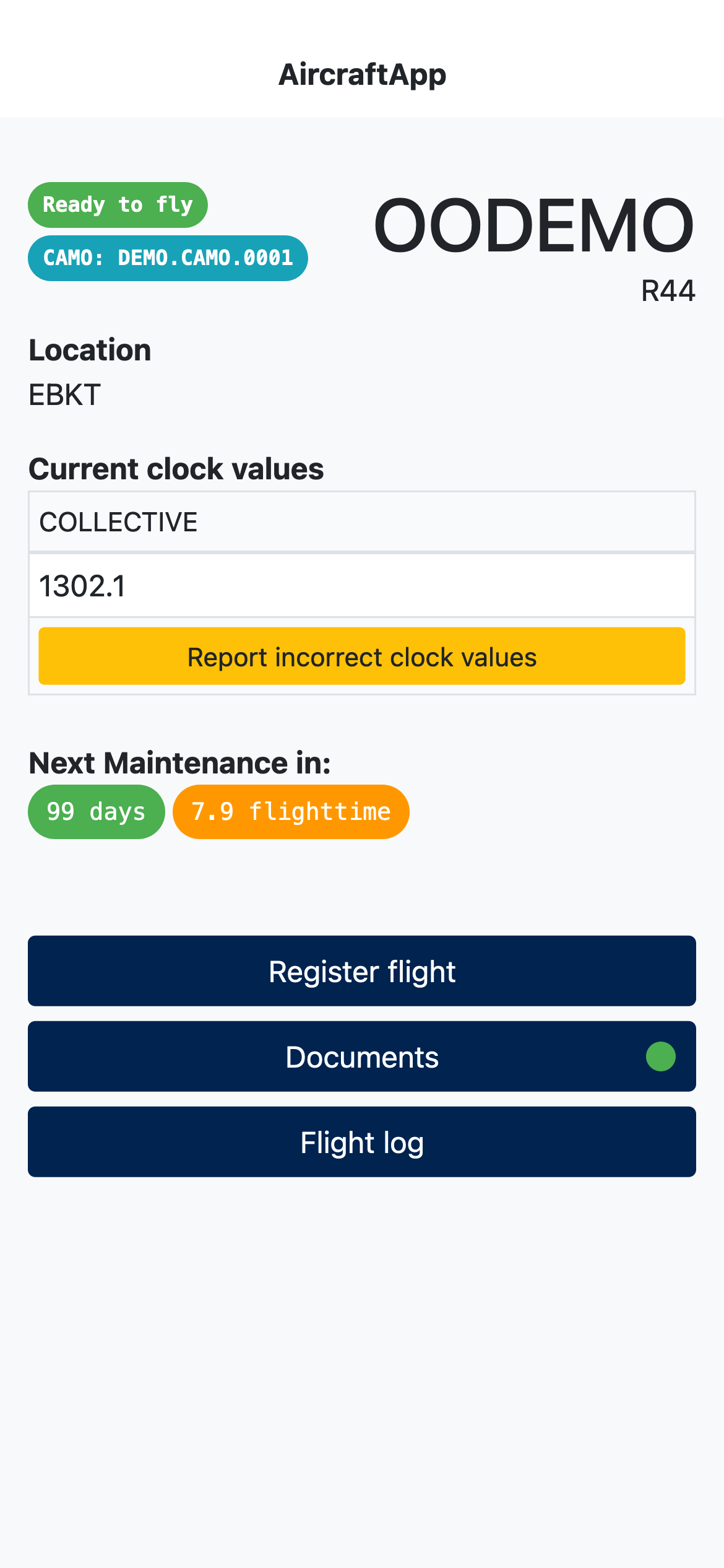 AircraftApp Overview